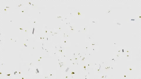 Gold Confetti Element Stock-Footage 276755240