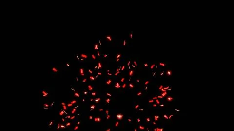 Gold confetti explode for celebration concepts. Stock Illustration