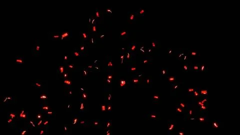 Gold confetti explode for celebration concepts. Stock Illustration