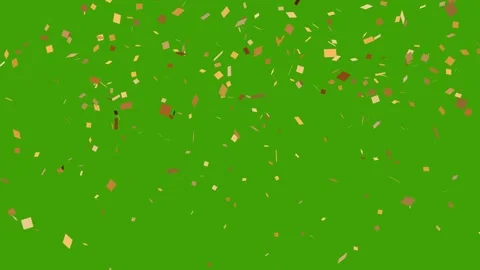 Gold confetti exploding upward from the bottom Stock Footage 333830202