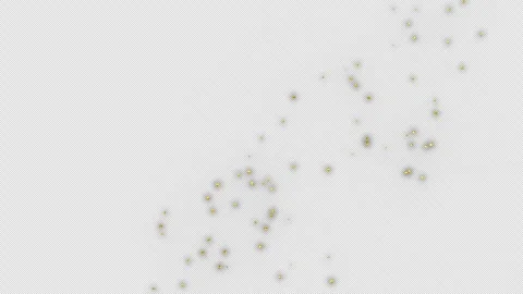 Gold Confetti Explosion Animation on a transparent background. Alpha channel. Stock Footage 260124535