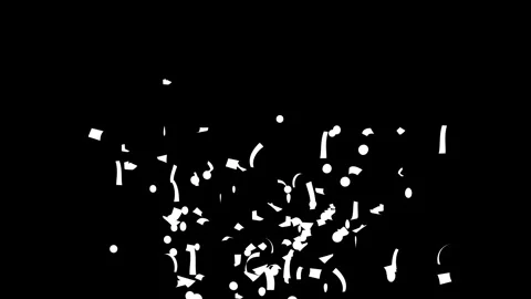 Gold Confetti Explosions Pack on a Black, Green Screen with Luma Matte Channel. 스톡 동영상 278840168