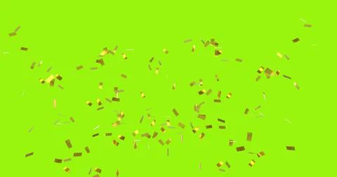 Gold confetti falling 스톡 일러스트