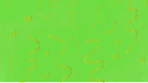 Gold confetti falling on a white background. Perfect for celebration themes Stock Footage 309425407
