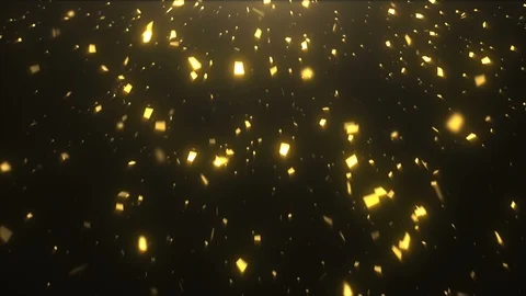 Gold Confetti Stock Footage 99133299