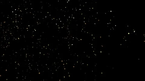 GOLD CONFETTI SHOWER Video stock 273556410