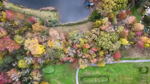 Gold Course community in The Poconos Stock Footage 288222554