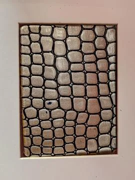 Gold Crocodile Skin Pattern Texture Stock Photos