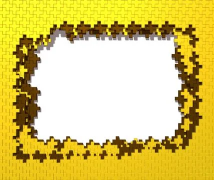 Gold cross frame Illustrazione stock