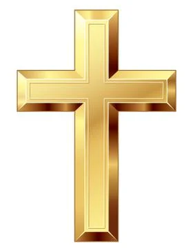 Gold cross Stock-Illustration