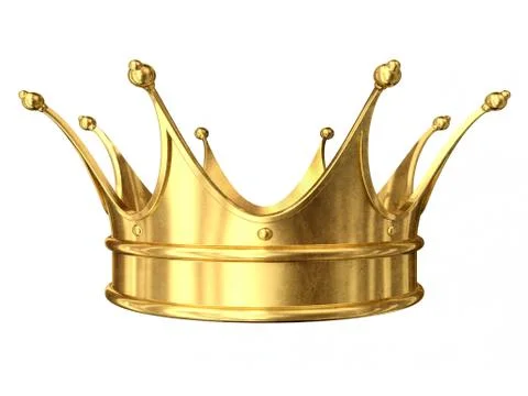 Gold crown Stock Illustration
