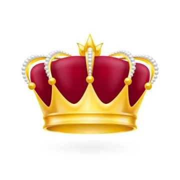 Gold crown Stock Illustration