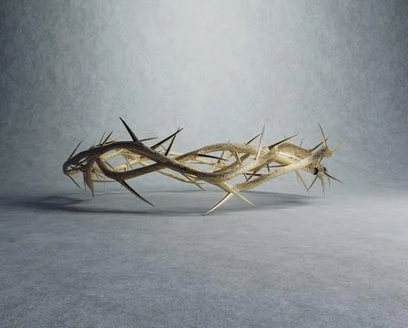 Gold Crown Of Thorns Stock Illustration