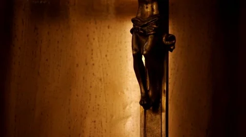 Gold Crucifix  Vídeos de archivo 53316312