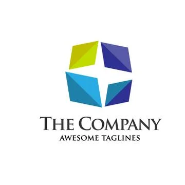 Gold crystal icon monogram Stock Illustration