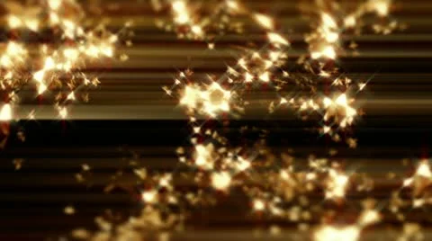 GOLD CRYSTAL LOOP - HD 1080 P Stock Footage 11019857