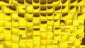 Gold Cubes motion background, seamless looping HD Footage