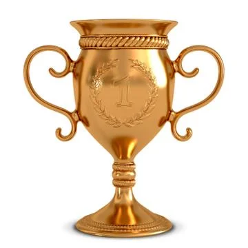 Gold cup Stock Illustration