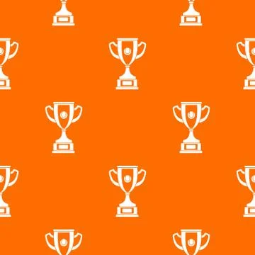 Gold cup pattern seamless 스톡 일러스트