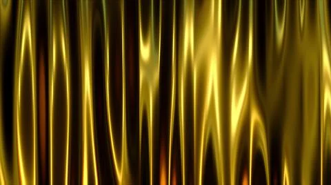 Gold curtain, computer generated. 3d rendering of luxury art background Stock-Illustration