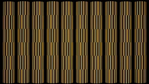 Gold Cylinders Motion Background Stock Footage 145746395