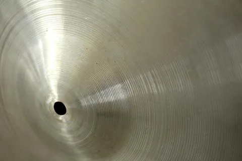 Gold cymbal Stock Photos