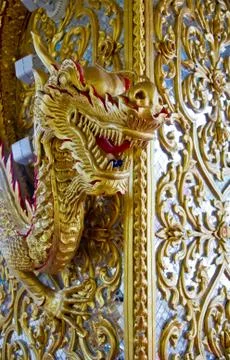 Gold dargon Stock Photos