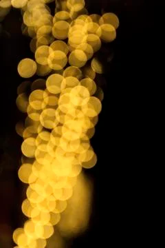 Gold defocused circle background Stock Photos