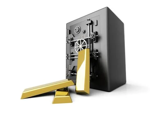 Gold deposit. Stock Illustration