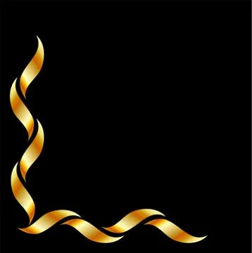 Gold design element Stock Illustration