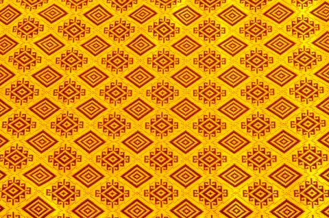 Gold design textile Fotos Stock