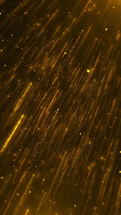 Gold diagonal particle streak background bright racing lines, warm sparks, and d 動画素材 340419793