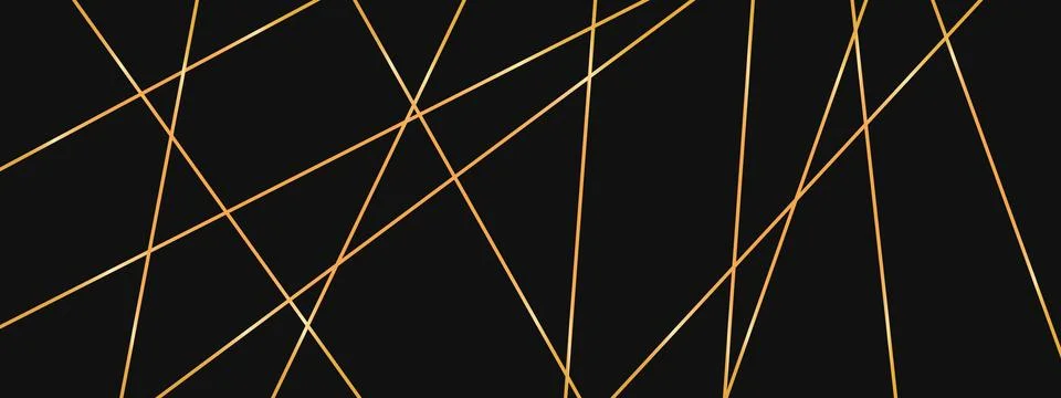 Gold diagonal stripe pattern with chaotic tangled grid. Luxury gold backgro.. Stock Illustration