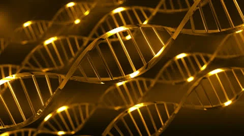 Gold DNA Ribbons Видео 25039331