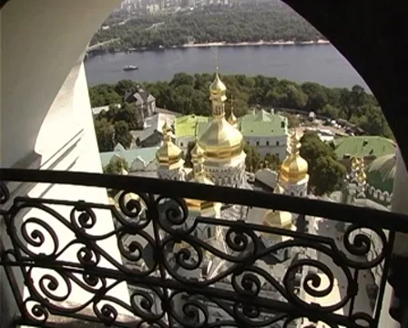 Gold, domes Stock Footage 8687615