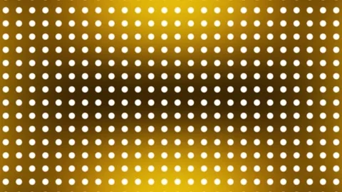 Gold Dot Grid Pulse Pattern Motion Background 库存影片 347078211