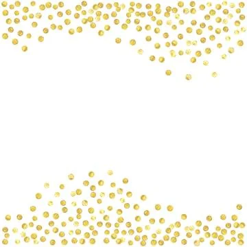 Gold dot wave5a Stock Illustration