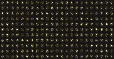 Gold dots pattern on a black background. Stock Illustration