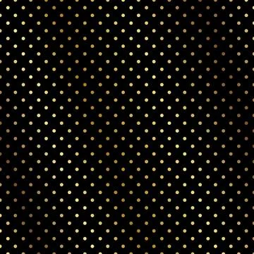 Gold dots seamless vector pattern. Geometric linear diamond tile grid patte.. Illustrazione stock