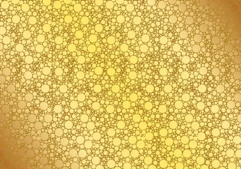 Gold Dotted Background Illustrazione stock