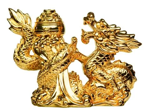 Gold dragon Stock Photos