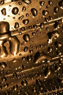 Gold drop Stock Photos