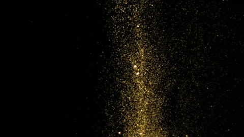 Gold Dust Falling Stock Video Footage, Royalty Free Gold Dust Falling  Videos