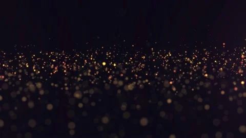 Gold dust bokeh Stock Footage 229405221