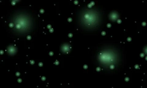 Gold dust effect on dark background. Stock Illustration