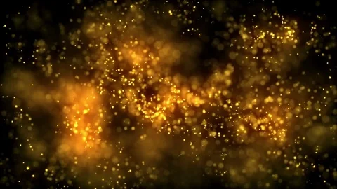 Gold Dust - Floating Dust Stock Footage 72494058