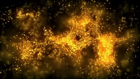 Gold Dust - Liquid Gold Background Stock-Footage 72494056