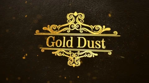 Gold Dust Logo Reveal Stock After Effects