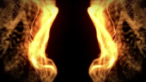 Gold Dust - Mirror Dust Wave 2 Stock Footage 72501093
