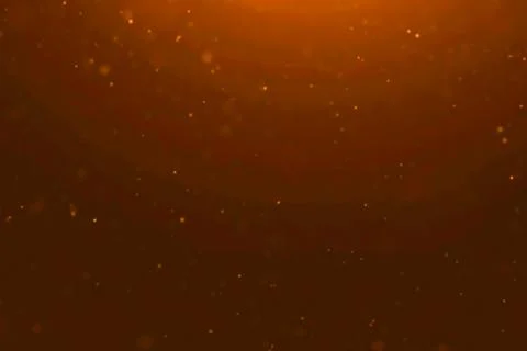 Gold dust particles flowing background loop seamless ready, golden light spot Stock Illustration